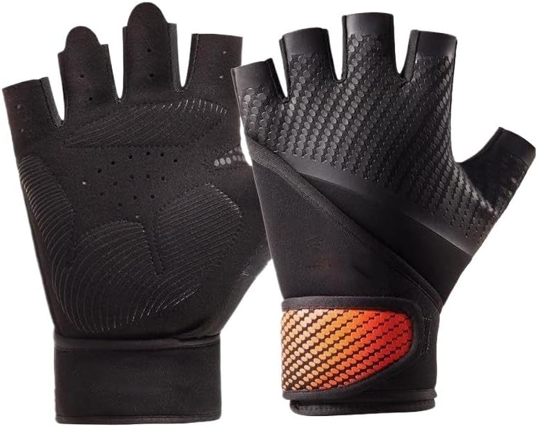 Fitness Gloves Anti-Slip Outdoor Sports Half Finger Wrist Guard Cycling Dumbbell Protection