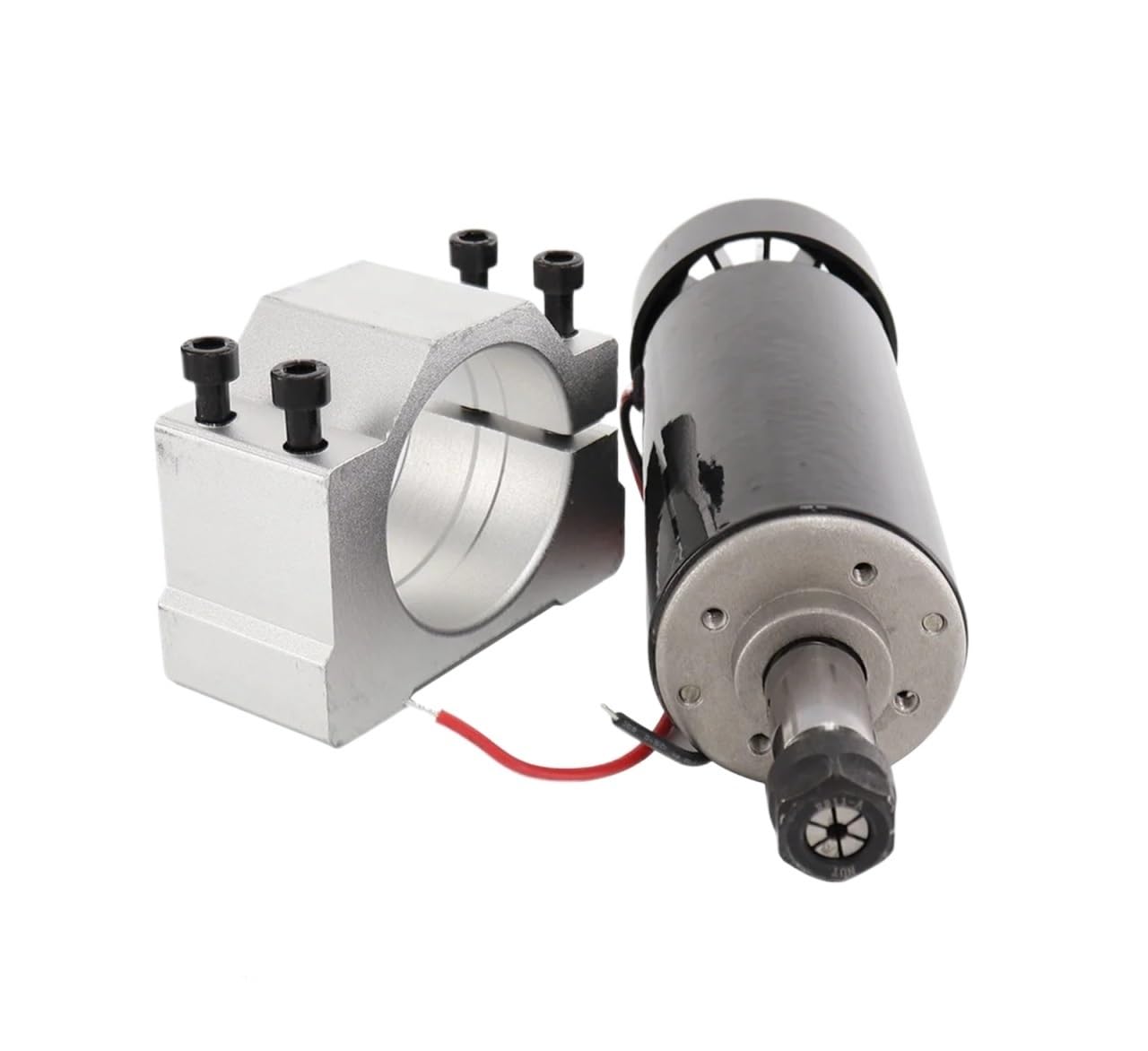 500W ER11 Collet 52MM Diameter DC 0-100 CNC Carving Milling Air Cold Spindle Motor for Engraving Runout Less Than 0.01MM