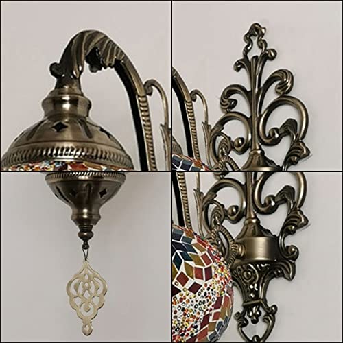 Lampe murale mosaïque marocaine idée cadeau déco authentique - 2
