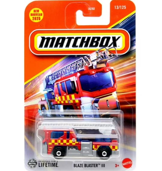 Matchbox Blaze Blaster III Camión de Bomberos 1:64 miniatura 1