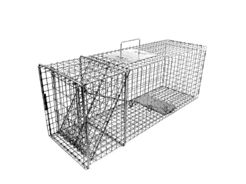 Tomahawk Live Trap - Model 108.1 - Original Series Rigid Live Trap with one Trap Door - 32x10x12 for Raccoon, Feral Cat, Badger, Woodchuck, Armadillo Sized Animals