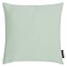 Riva Kissenhülle von Magma - Retro-Leinen-Look in 6 verschiedenen Pastelltönen - in Zwei Größen - waschbar, Farbe:Magma_pastellgruen_028, Größe Kissen:50 x 50