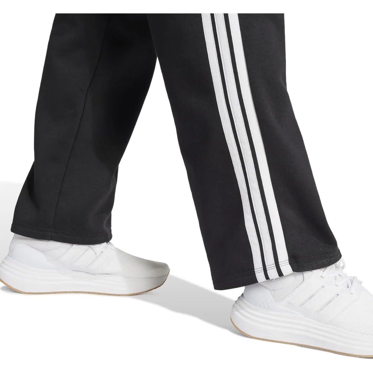 adidas Women's Essentials 3-Streifen Open Hem French Terry Hose