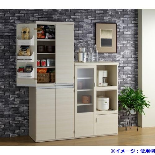 Amazon｜フナモコ キッチンストッカー 幅60.5×奥44.5×高180cm スーパー 