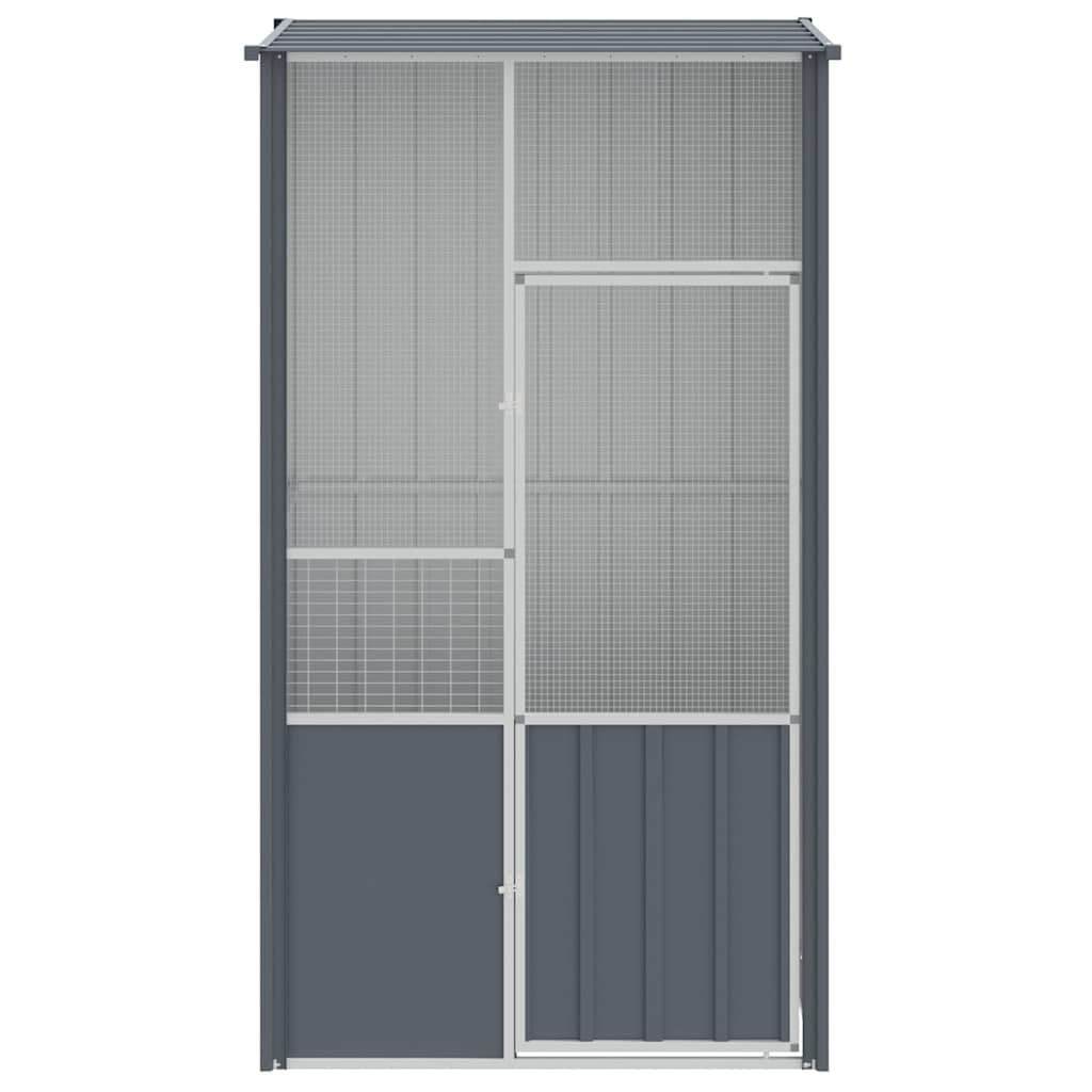 Generic Estructura Robusta, Valla Soldada, Amplia Sala de Actividades, Jaula de Vuelo para Pájaros de Seguridad Adicional, 215x78x200 Cm para Pollos (115x78x200cm)