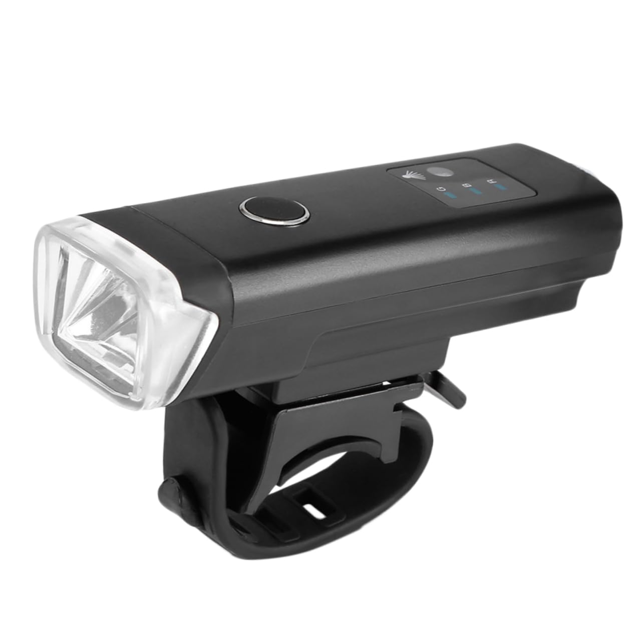 INOOMP 2 Pezzi 4 modalità Luce Anteriore per Bici 350 Luminosità Massima LED Torcia Luce Ricaricabile Set per Strada di Montagna