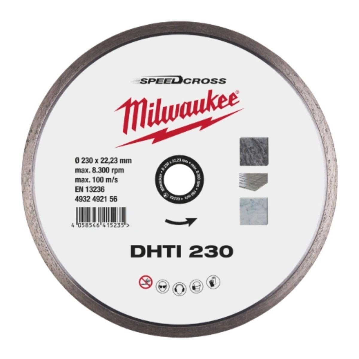Disco diamante SPEEDCROSS Continuo – DHTi 230 mm