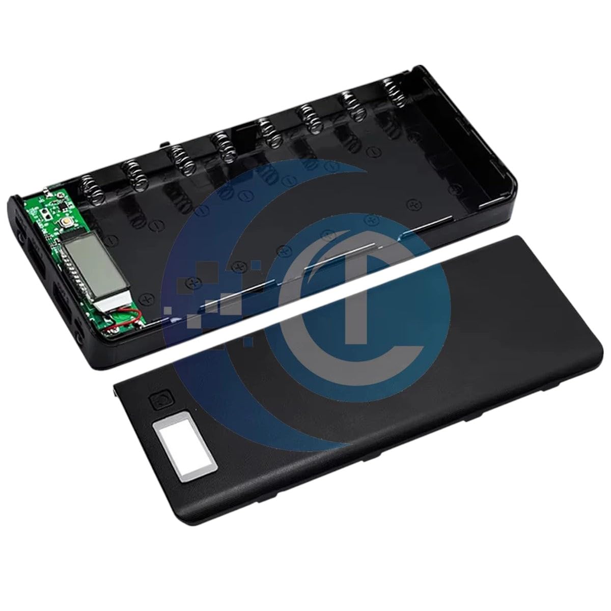 8X18650 DIY Portable Batteiry Power Banlk Shell Case Box LCD Display Powerbank Box for DIY Kit Powerbank 18650 New 2026 Electronic & Accessories