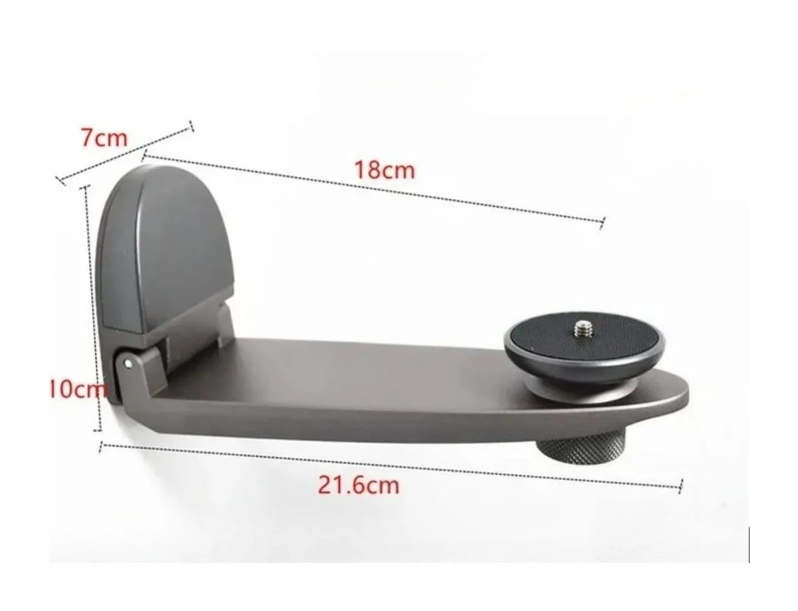 Compatibile con XGIMI, staffa da parete in alluminio 5 kg | Supporto da parete pieghevole for proiettore a forma di L, lega di alluminio, vestibilità universale(CH02)