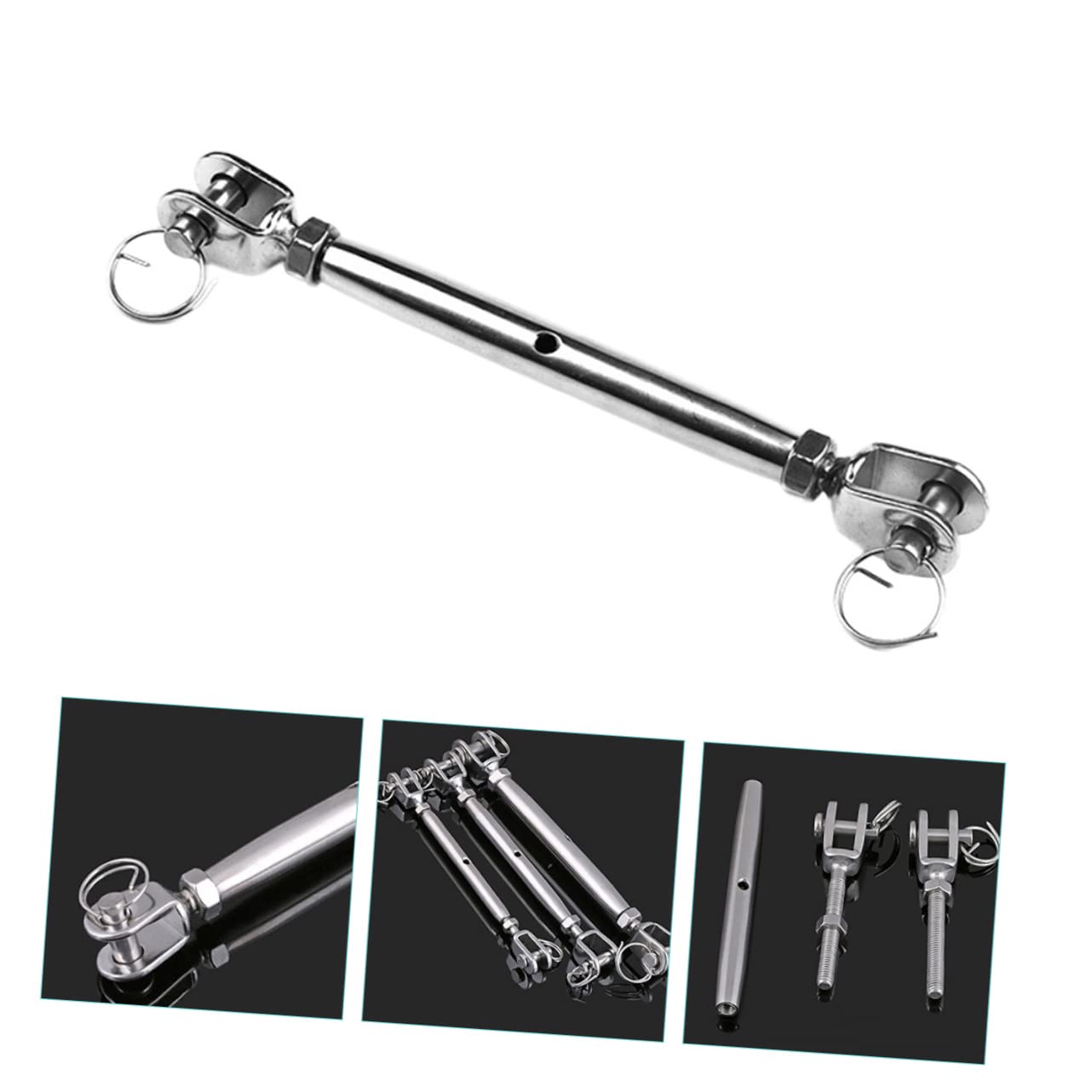BESTYASH Tenditore Inossidabile con Corpo Chiuso per Filo Facile da Usare per Applicazioni e Industriali Accessorio per Tensioni su e Corde