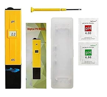 IONIX Ph meter with Manual Callibration, meter Pocket-Sized pH Meter For Water Purity testor, 1 Piece, Yellow
