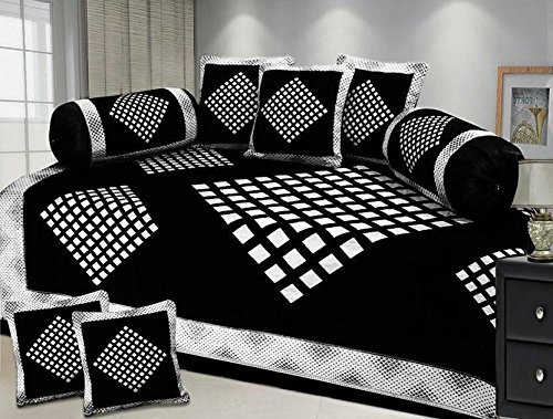 500 Tc Velvet Diwan Set, 1 Single Bedsheet (88 X 56 Inches)-image-38