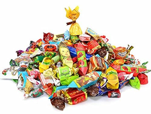 Secrets of Siberia Back To USSR Chocolate, Caramel, Jelly, Fudge, & Taffy Candy Mix - Assortment Of Popular Russian & Ukrainian Candy