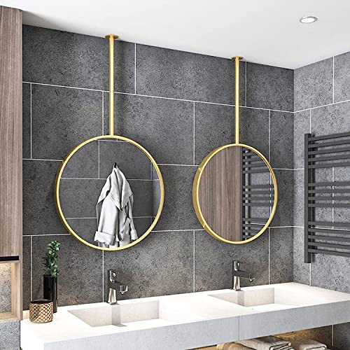Miroir suspendu en métal avec perche pour optimiser votre espace - 8