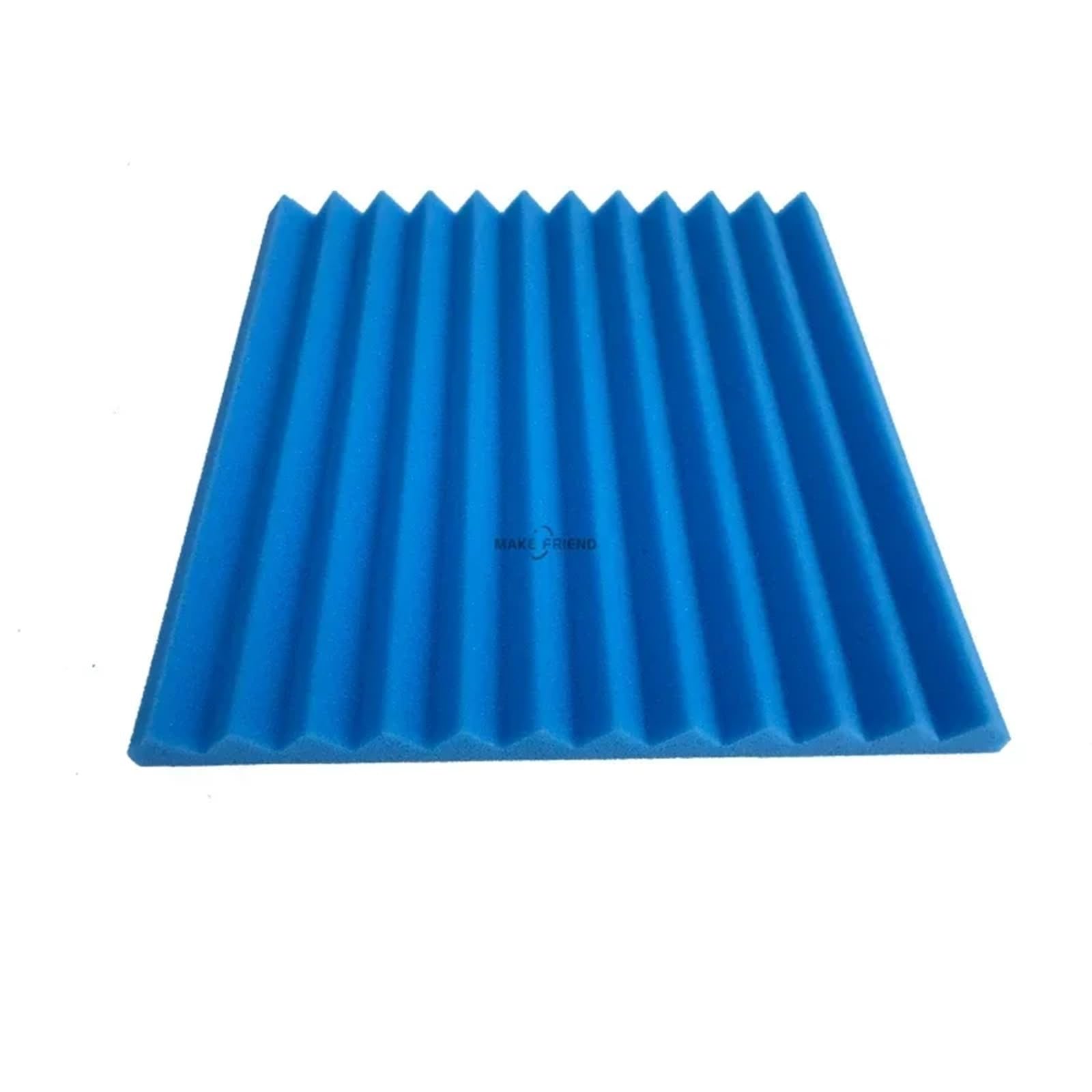El panel de la insonorización espuma acústica del estudio teja pared tratamiento absorción aislamiento prueba sonido Para amortiguar el sonido(Ordinary Blue)