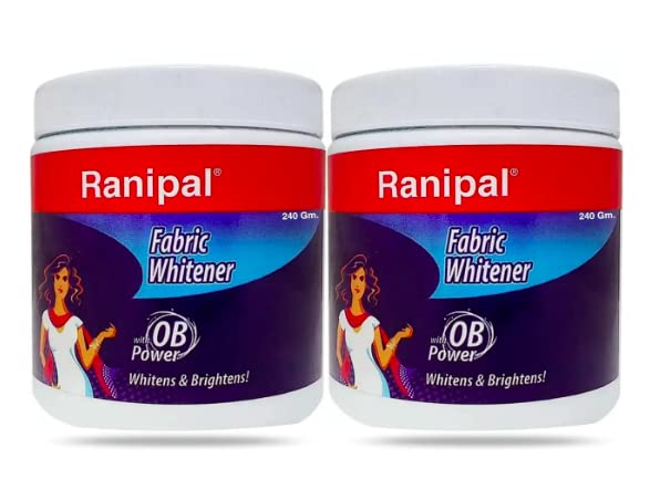 Ranipal Fabric Whitener/Cloth Whitener for Your White and Colored Clothes | Fabric Whitener Powder Detergent - Pack of 2 (80 Gm) and one key ring (B0BR5S6HGP) Amazon Price History, Amazon Price Tracker