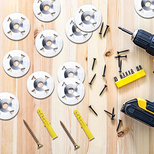 Uiter 50 Pcs Plaster Washers for Installation of Foam Board Panels, 4