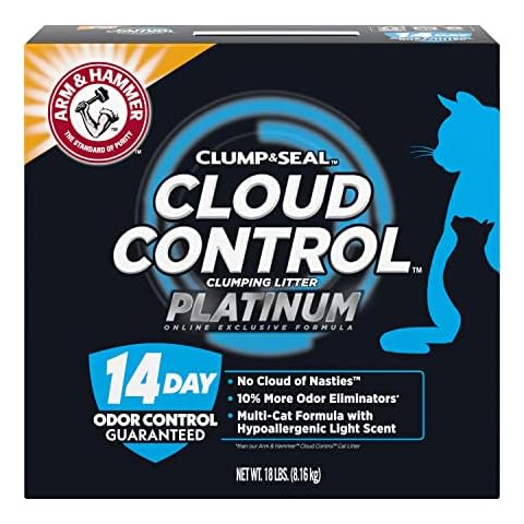 Arm & Hammer Cloud Control Platinum Multi-Cat Clumping Cat Litter Cover
