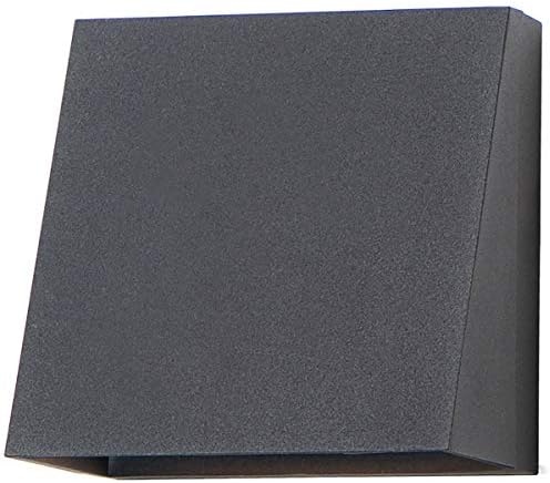 Miniatura 5 de Maxim 52120BK Pathfinder - Aplique de pared LED para exteriores de alto rendimiento, 1 luz de 15 vatios, 6 pulgadas de alto x 6 pulgadas de ancho,