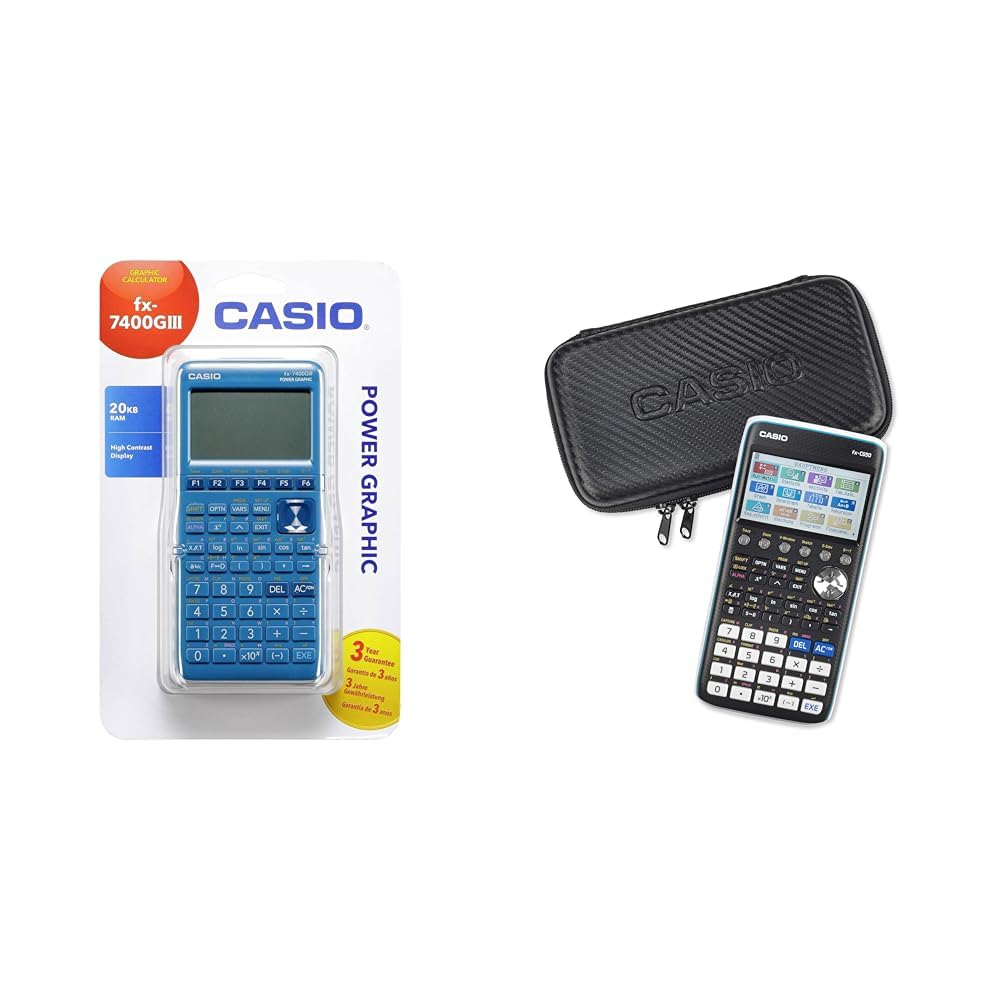 Casio FX-7400GIII Calcolatrice Grafica - Display Monocromatico 21 Cifre, Programmable