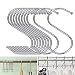 EAONE 40 Pack S Shaped Hooks, Heavy Duty Stainless Steel S Hooks Rack Hangers for Hanging Kitchenware Pan Pots Utensils Clothes Bags Towels Plants, Silver