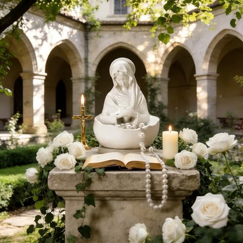 Estatua Virgen María Nuestra Señora de Gracia 5 pulgadas miniatura 5