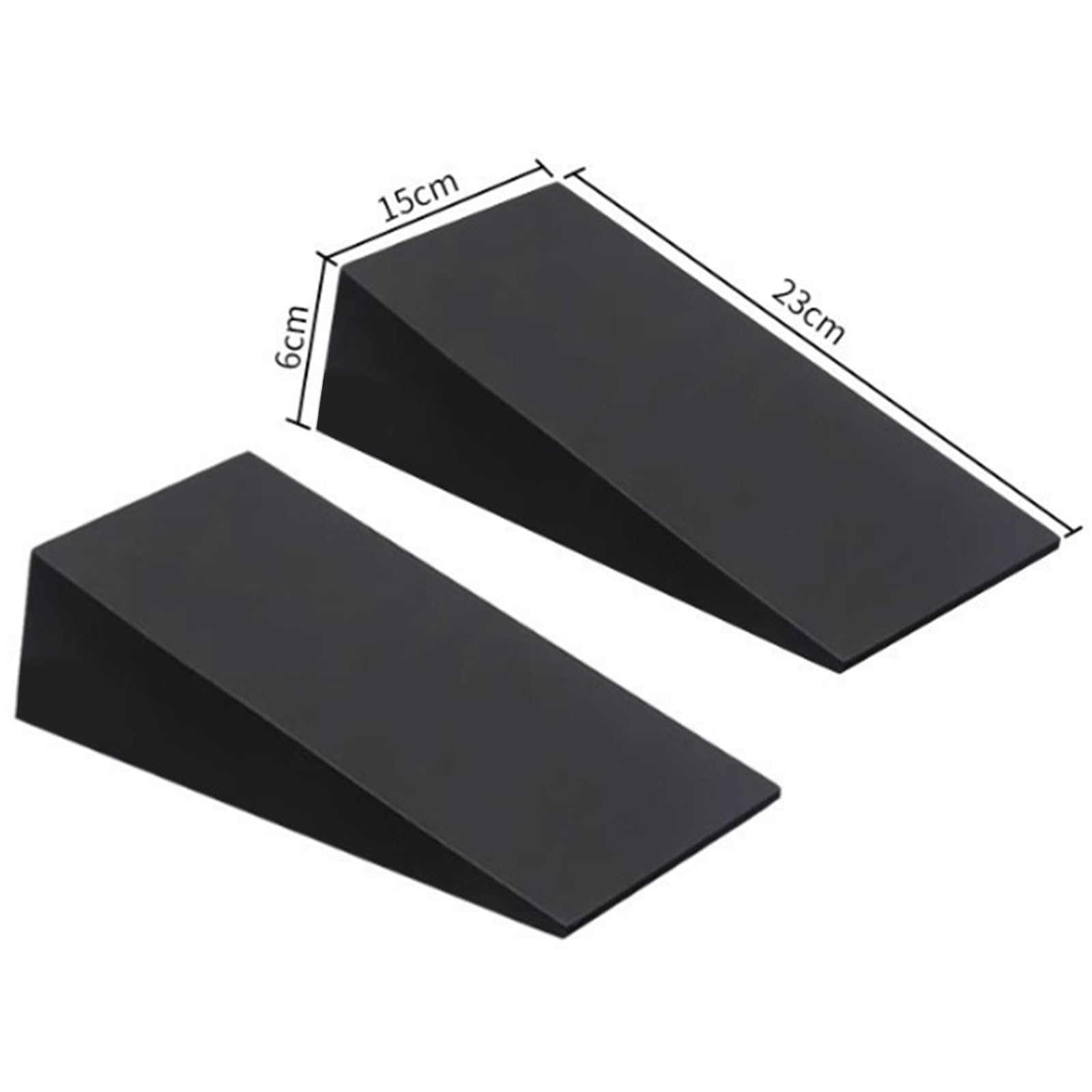 Tavola Inclinata & Cuneo per Squat 2 Pezzi, Rialzo per Talloni per Attività e Stabilità, Blocco per Mobilità e Stretching per Squat Profondi, in Schiuma EVA (23x15x5,5 cm)