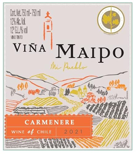 Maipo Mi Pueblo Vinho Chileno Carmenere 750Ml