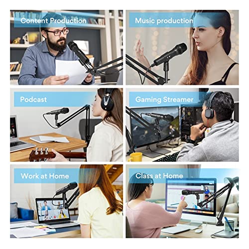 Microphone dynamique USB/XLR double mode avec directivité cardioïde studio - 8