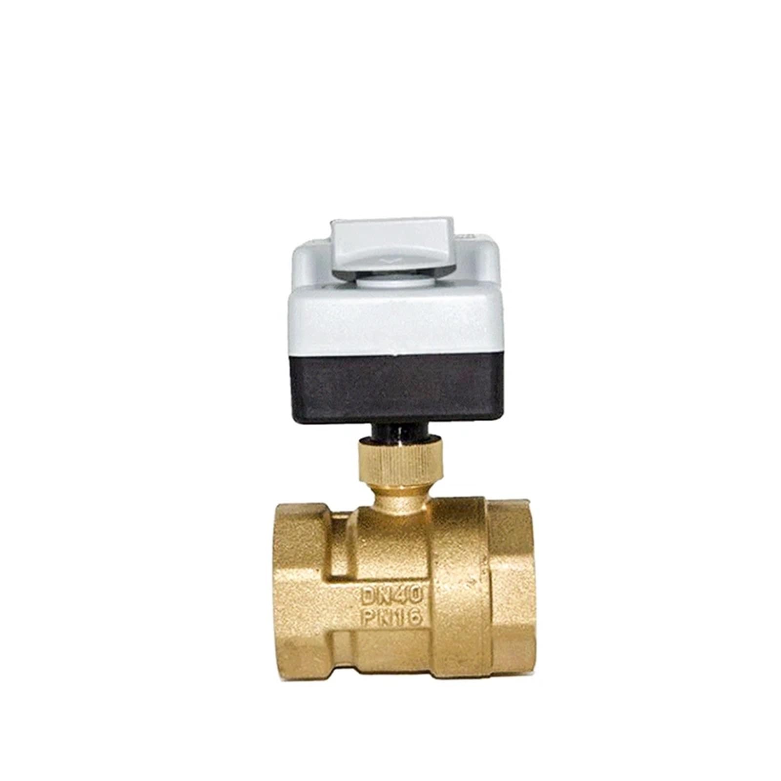 Valvola a sfera motorizzata da 1/2" 3/4" 1" 2" 220V Valvola a sfera in ottone con controllo a due punti a tre fili con interruttore manuale(3/4")