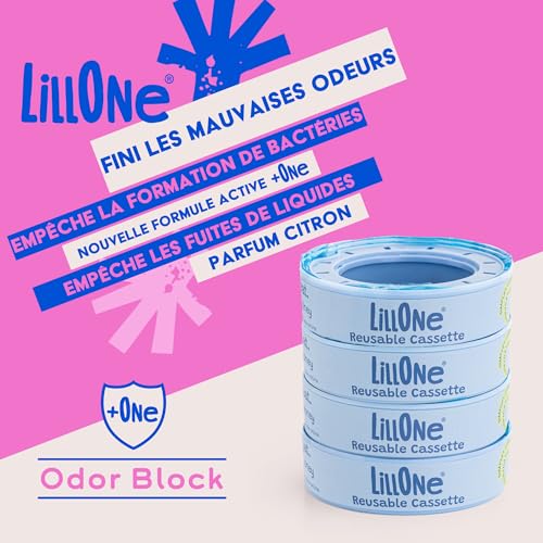 Paniers LillOne Compatible Angelcare pour Supprimer les Odeurs de Couches - 3