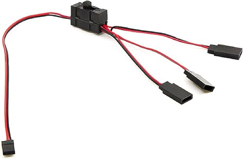 Miniatura 3 de DAGIJIRD 110 RC Crawler Car Cable de luz de alambre de 3 vías con interruptor para SCX10 TRX-4
