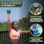 ProsourceFit Weighted Toning Exercise Balls for Pilates, Yoga, Strength Training and Physical Therapy, 2 lb to 8 lb, Color Coded - Image 4