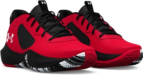 Miniatura 6 de Under Armour Zapatos de baloncesto Lockdown 6 para niños, NegroBlanco, NegroGrafito, NegroRojo, AzulBlanco, GrisBlanco, RosaBlanco, RojoBlanco,