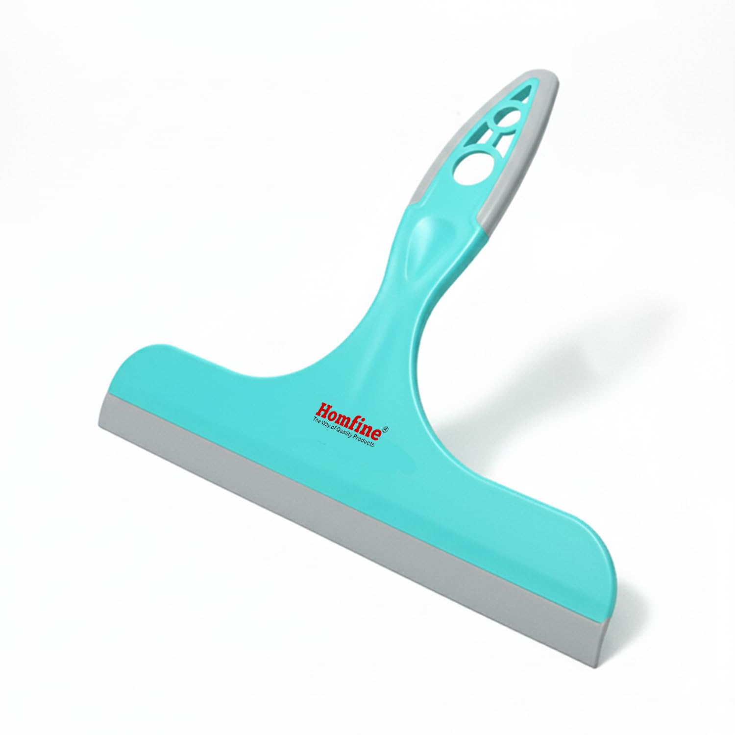 Homfine Mini Kitchen Wiper with Super Squeeze Rubber Blade, Aqua Green, Ergonomic Design, for Sink and Wash Basin-image-17