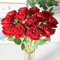 アートフラワー花瓶付き　ピンクのバラと赤い実2個セット‼️ 産地直送 バラ花束 ピンク系ミックス（20本入り）／愛知 榊原