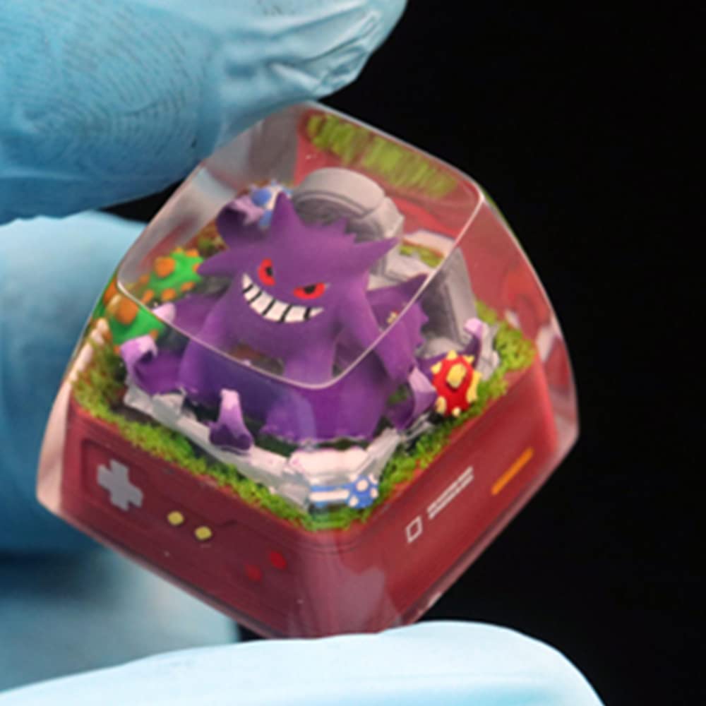 Custom Resin Transparent Mechanical Keyboard Creative Handmade Keycap Gifts ESC Luxury Gaming Keycaps (8)