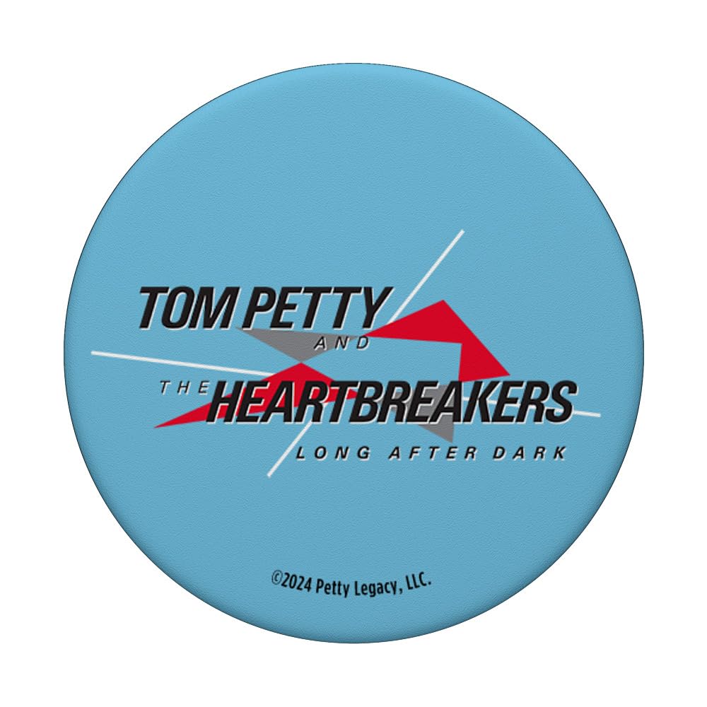 Tom Petty Long After Dark Logo Black Letters PopSockets Adhesive PopGrip - Image 3
