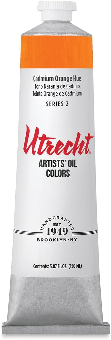 Utrecht Artists' Oil Paint - Cadmium Orange Hue, 150 ml tube