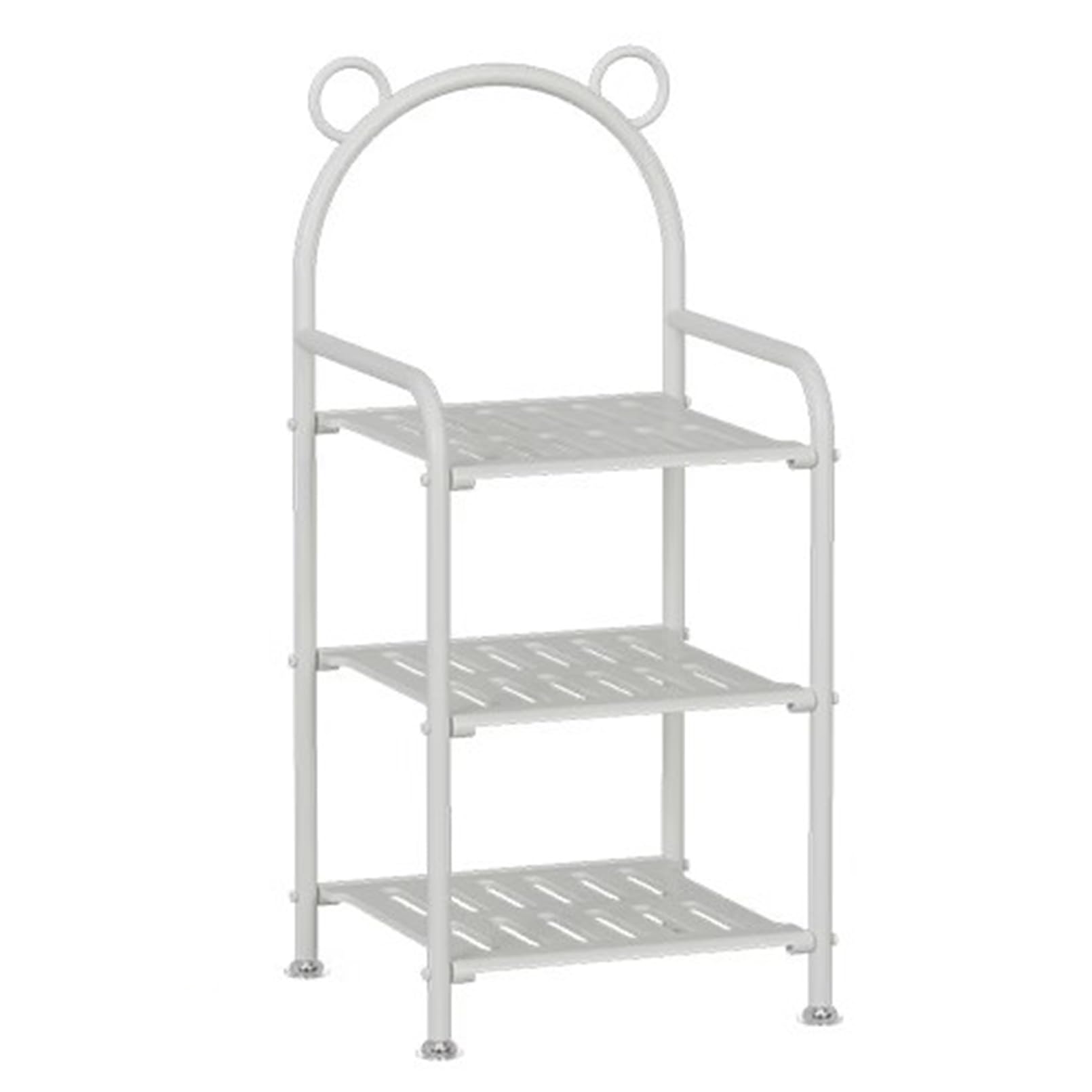 Étagère à chaussures verticale en métal pour entrée et salon