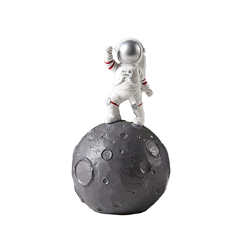 Gaolinci Astronaut & Planet Coin Bank, Money Box, Piggy Bank,Home Decoration, Space Theme Decorations