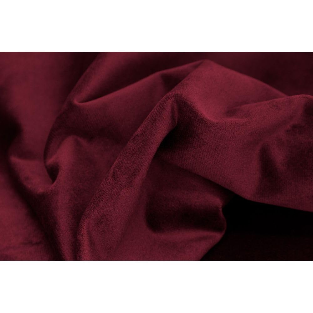 Moondream DecibelControl™ Akustikvorhang 3in1 | Lärmschutz | Thermoisolierung Winter+Sommer | 100% Verdunkelung | Patentierte Technologie | EU | Samt | Ösen | Rot MC214 | 130B x 260H cm