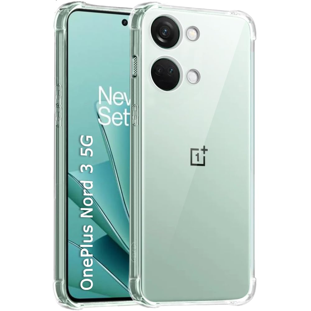 TheGiftKart TPU+PC Crystal Clear Back Cover Case For Oneplus Nord 3 5G|360 Degree Protection|Shock Proof Design|Transparent Back Cover Case For Oneplus Nord 3 5G (Transparent Bumper) (B0C9Y52YZ1) Amazon Price History, Amazon Price Tracker