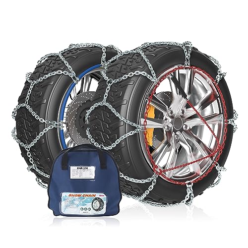 Schneeketten für Reifen 225/55 R16, KNS（9mm）, 1 Paar,...