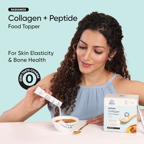 Image of Bloom by Bold Care Collagen Powder + Peptide Easy Pour Sticks | Collagen Support & Bone Health | Reduced Wrinkles & Hydrated Skin | Add to all food & beverages | 30 Easy Pour Sticks (Pack of 1)