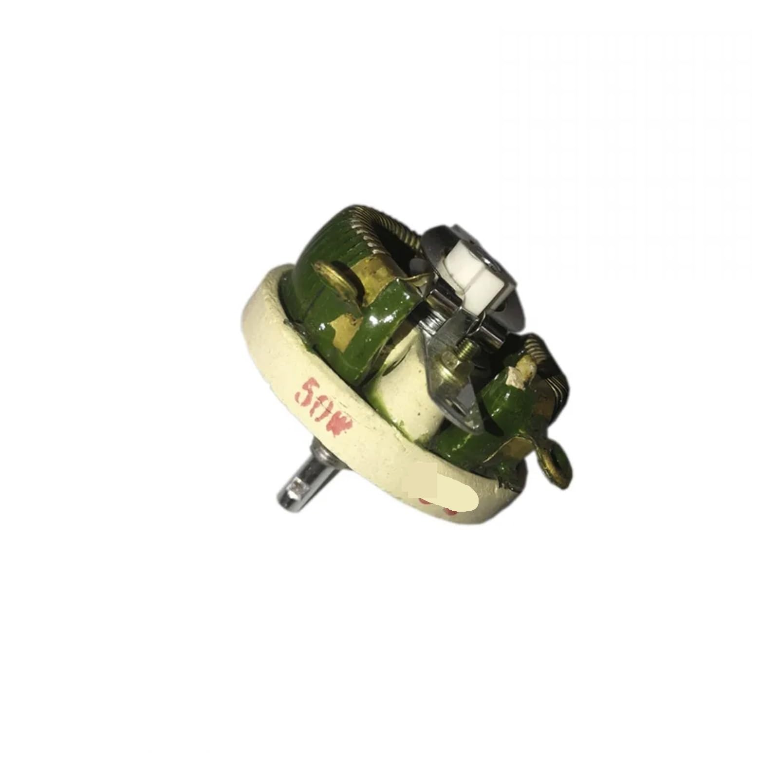 Potenziometro ceramico a Filo Avvolto BC1 da 50 W, Resistenza reostato Regolabile 5/10/20/30/50/100/150/200/300/500/1000 Ohm(10R)
