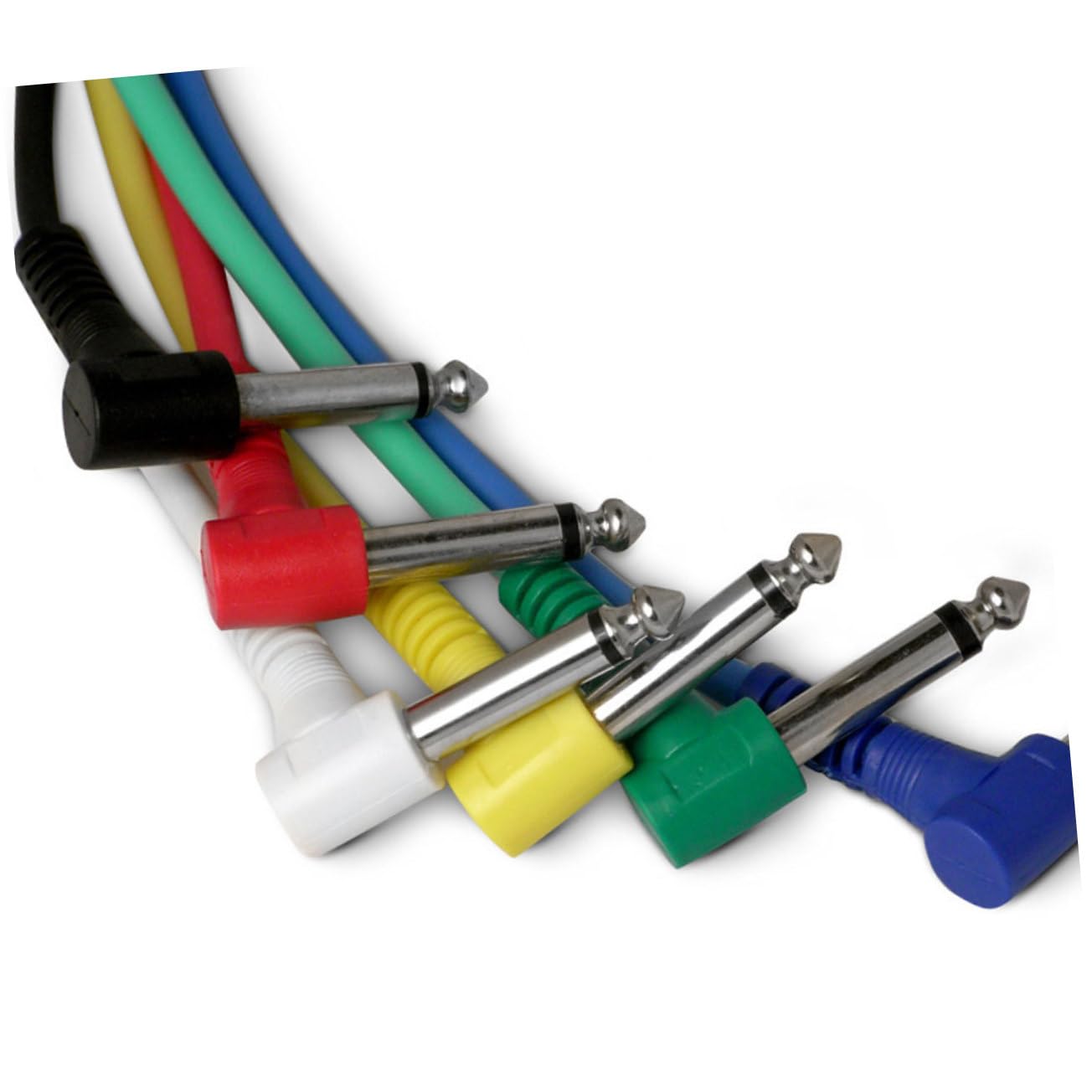 18stücke Rechtwinklige Patchkabel Gitarre Austauschbare Effekte-kabel Für Gitarreneffekte Langlebig Und Optimal Für Pedalboards Und Musikgeräte
