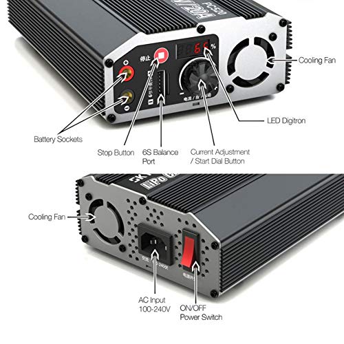 Amazon.co.jp: SKYRC PC520 520W/20A バランス充電器 6Sリポバッテリー  