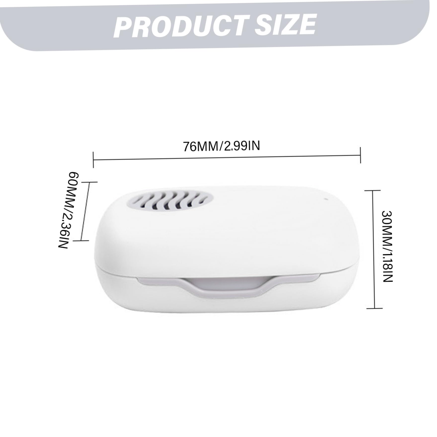 Desinfectante para cepillos de Dientes Secado Seguro Soporte para desinfectante para cepillos de Dientes UV automático Carga rápida Portátil y Soporte para Estilo eléctrico y Ordinario 2..
