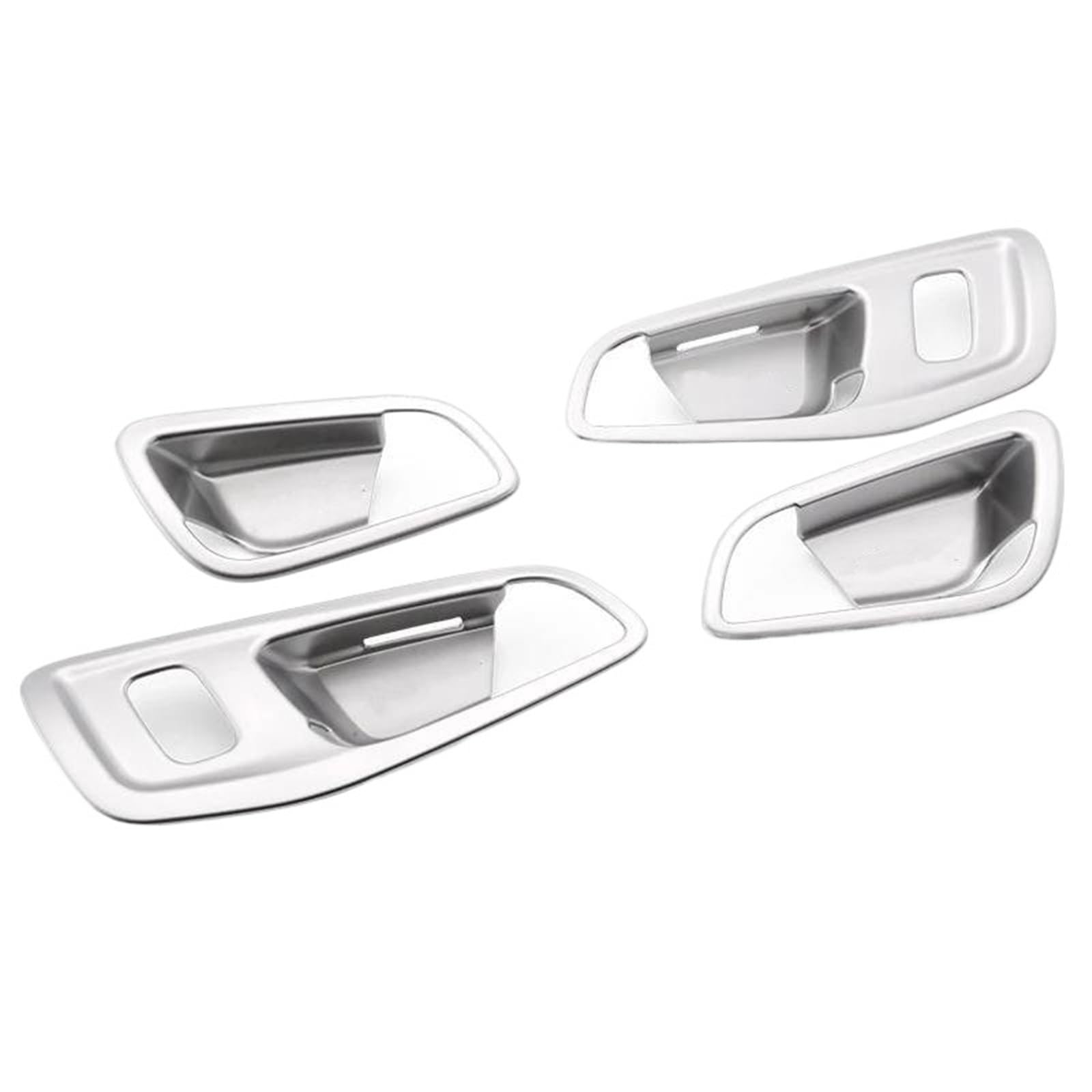 MCQNDS Matte ABS Interior Door Handle Catch Cover Bowl Frame Surround Trim for Ford for Escape for Kuga 2013 2014 2015 2016 2017 2018